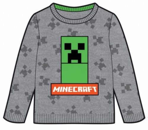 Minecraft gyerek kötött pulóver 10 év