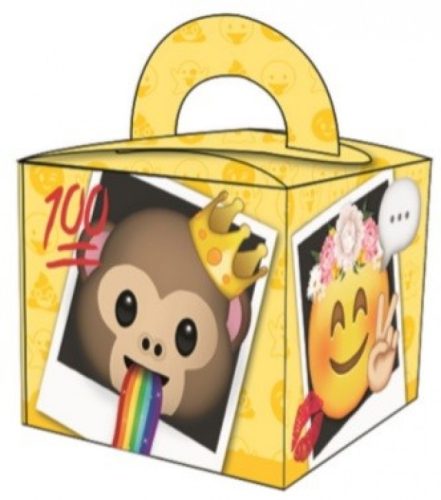 Emoji ajándékdoboz, party box