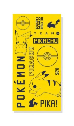 Pokémon Pika fürdőlepedő, strand törölköző 70x140cm