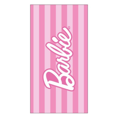 Barbie Striped fürdőlepedő, strand törölköző 70x140cm (Fast Dry)