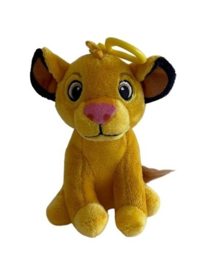 Disney Az Oroszlánkirály Simba 3D plüss figura akasztóval 13 cm