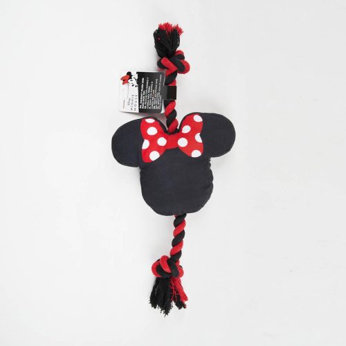 Disney Minnie sípoló plüss és kötél kutyajáték