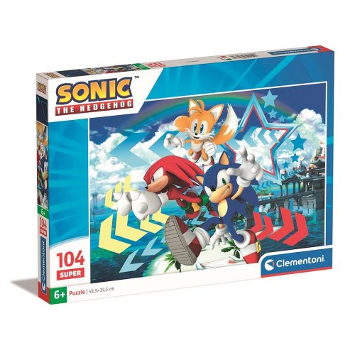 Sonic a sündisznó Star 104 db-os puzzle Clementoni