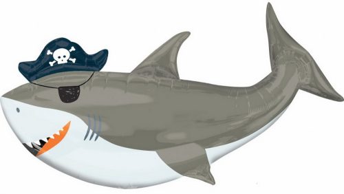 Ahoy Shark Fólia lufi 104 cm