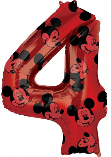 Disney Mickey Red fólia lufi 4-es 66 cm