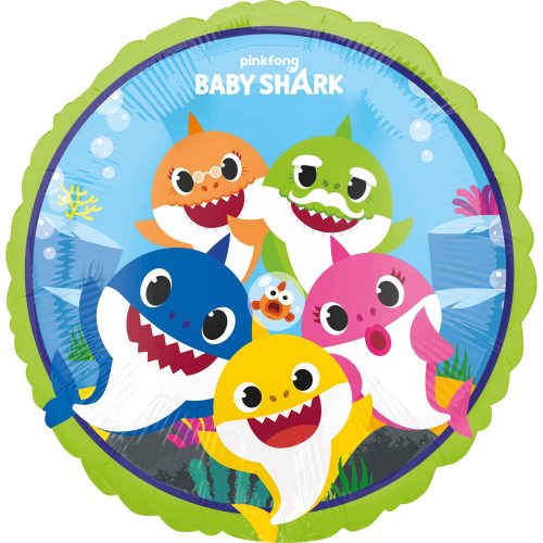 Baby Shark Music fólia lufi 43 cm