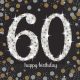 Happy Birthday 60 Gold szalvéta 16 db-os 33x33 cm
