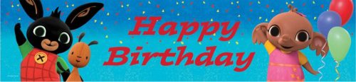Bing Hologrammos Happy Birthday felirat 270 cm