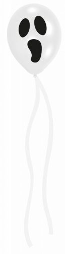 Szellem Streamers léggömb, lufi 3 db-os 11 inch (27,5 cm)