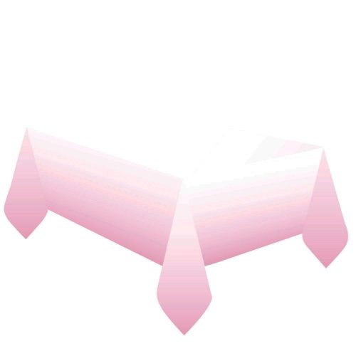 Első születésnap Pink Ombre Rózsaszín átmenetes papír asztalterítő 120x180 cm