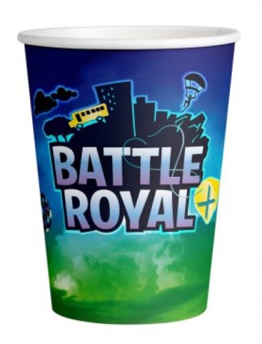 Battle Royal Storm papír pohár 8 db-os 250 ml