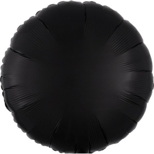 Silk Black kör fólia lufi 43 cm