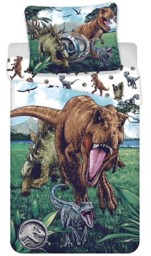 Jurassic World Trio ágyneműhuzat 140x200 cm, 70x90 cm