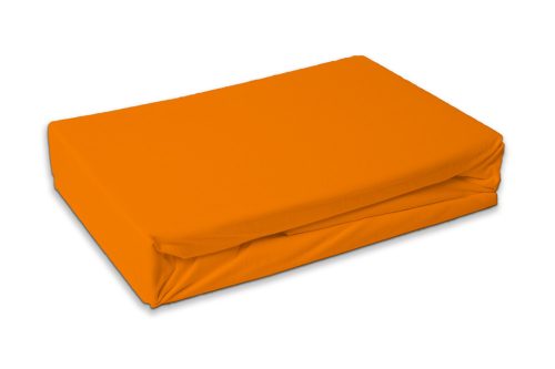 Narancssárga Orange frottír gumis lepedő 180x200 cm