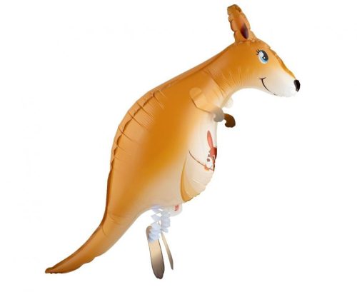 Kangaroo, Kenguru sétáló fólia lufi 82 cm