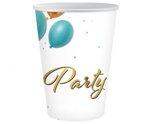 Party Balloon papír pohár 6 db-os 250 ml