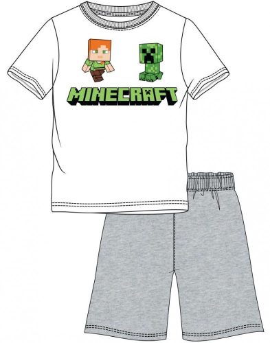 Minecraft gyerek rövid pizsama 4 év/104 cm