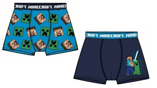 Minecraft gyerek boxeralsó 2 darab/csomag 6 év/116 cm