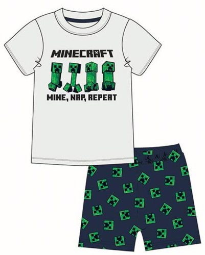 Minecraft gyerek rövid pizsama 6 év/116 cm