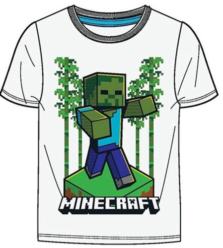 Minecraft gyerek rövid póló, felső 12 év/152 cm