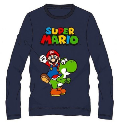 Super Mario gyerek hosszú ujjú póló, felső 4 év/104 cm