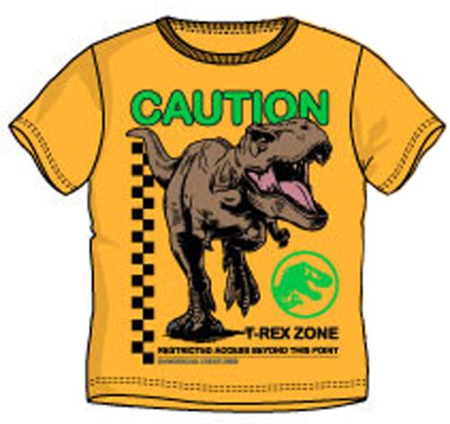 Jurassic World Caution gyerek rövid póló, felső 4 év/104 cm