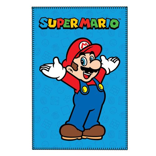 Super Mario Happy polár takaró - 100 x 150 cm