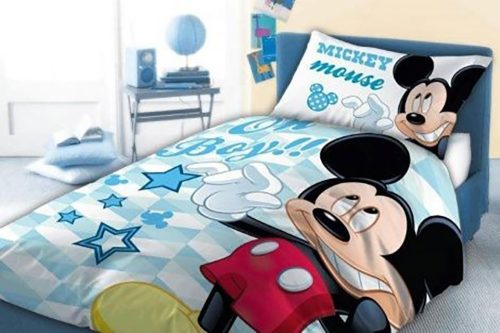 Disney Mickey Gyerek ágyneműhuzat 100×135cm, 40×60 cm