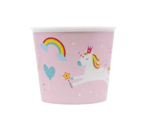 Unicorn Rainbow Colors, Unikornis popcorn tartó 2,2 L