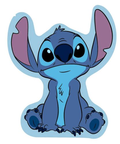 Disney Lilo és Stitch, A csillagkutya Ears formapárna, díszpárna 38x34 cm