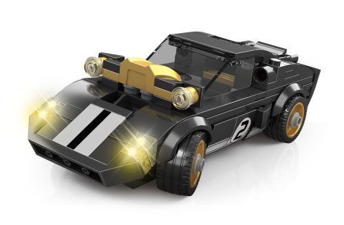 WANGE® 2878 | lego-kompatibilis építőjáték | 193 db építőkocka | Supercar fekete sporkocsi