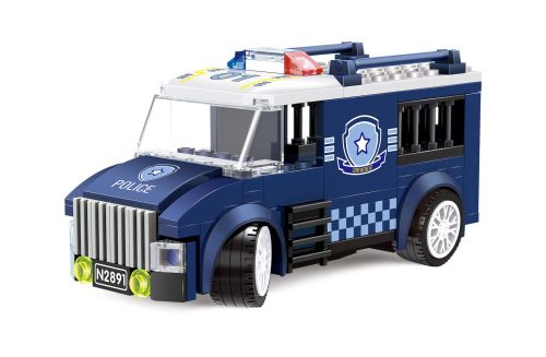 WANGE® 2891 | lego-kompatibilis építőjáték | 99 db építőkocka | Rabszállító rendőr teherautó