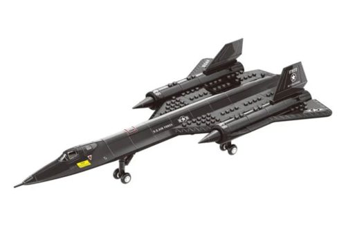 WANGE® 4005 | legó-kompatibilis építőjáték | 183 db építőkocka | SR-71 Blackbird felderítő repülőgép
