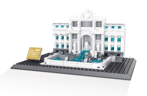 WANGE® 4212 | lego-kompatibilis építőjáték | 667 db építőkocka | Trevi szökőkút- Róma