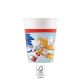 Sonic a sündisznó Sega papír pohár 8 db-os 200 ml FSC