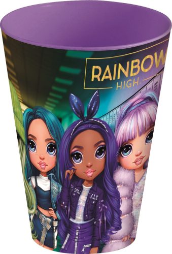 Rainbow High pohár, műanyag 260 ml
