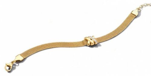 Victoria Fehér köves arany színű karkötő