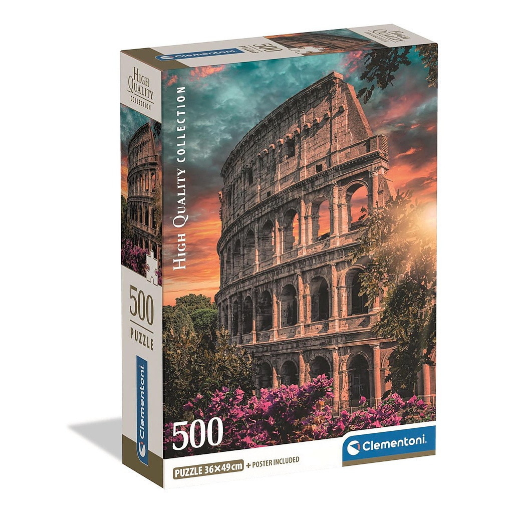 Róma Colosseum 500 db-os Compact puzzle Clementoni